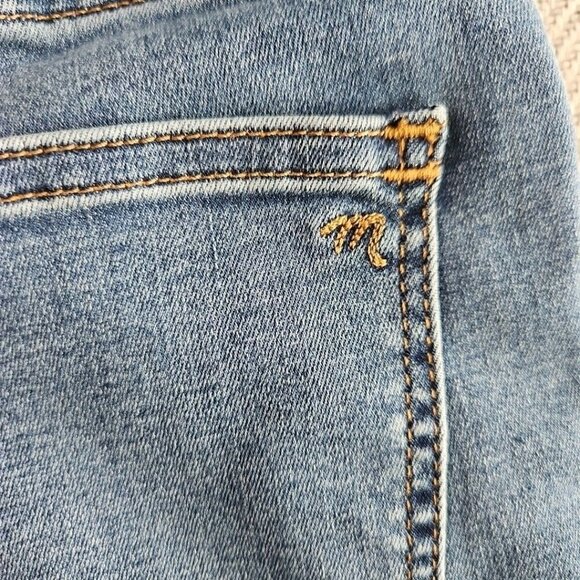 Madewell Jeans Women's Size 25P 26x25 Roadtripper Blue Medium Wash Style NG758 - Picture 7 of 16